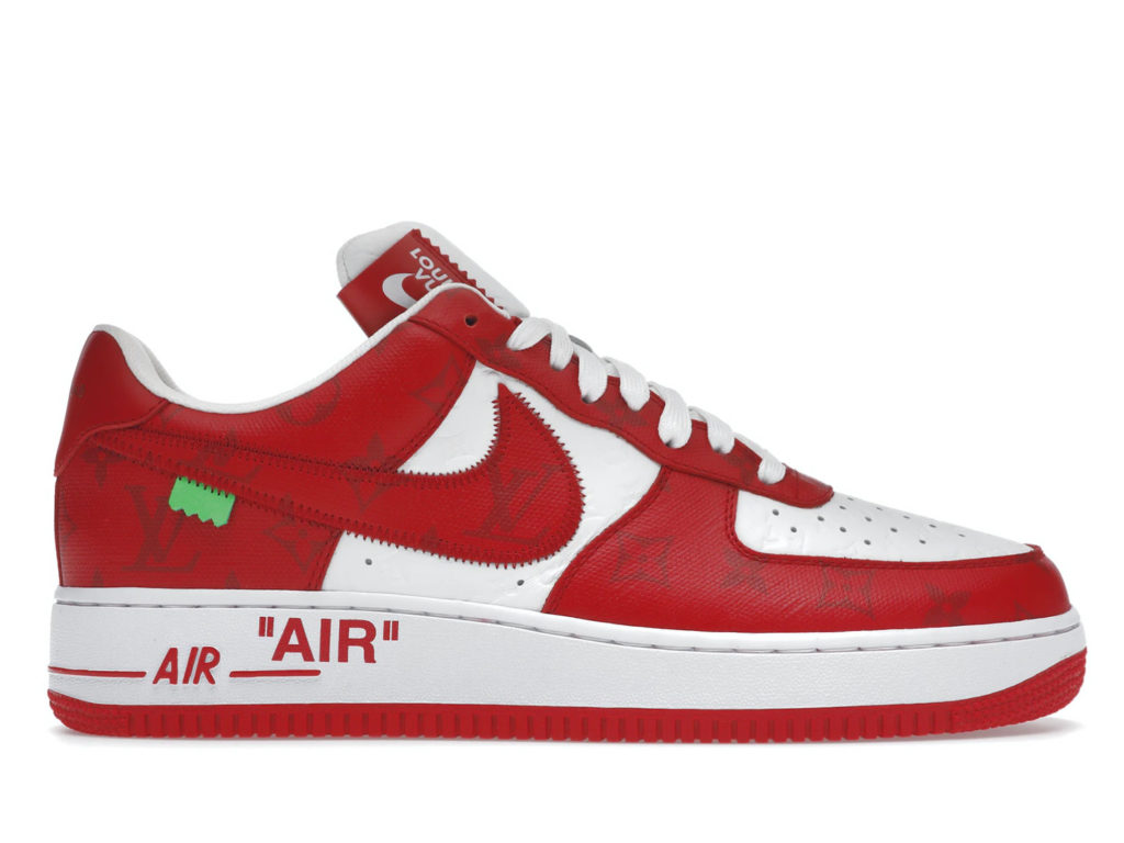 LV Air Force 1 Low White Red – Universe Kickz